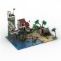 Port Sauvage Building Blocks for The Cursed Beach/Pirates of Barracuda Bay Brick