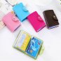 24 Cards Slim PU Leather Bank ID Credit Card Holder Pocket Case Wallet Purses