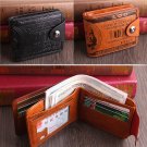 Men US 100 Dollar Bill Leather Bifold ID Card Photo Holder Wallet Handbag Purse