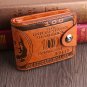 Men US 100 Dollar Bill Leather Bifold ID Card Photo Holder Wallet Handbag Purse