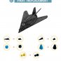 Attack Aircraft Building Blocks Set for F-117 Nighthawk Airplane MOC Bricks Toys