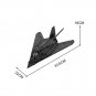 Attack Aircraft Building Blocks Set for F-117 Nighthawk Airplane MOC Bricks Toys