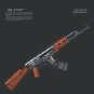 Building Blocks Set Military MOC AK47 Assault Rifle Guns Bricks Model Kids Toys