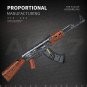 Building Blocks Set Military MOC AK47 Assault Rifle Guns Bricks Model Kids Toys