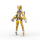 Mobile Suit Female Robot Girl Mech Building Blocks Set Tiger Girl MOC Bricks Toy Mobile Suit Female Robot Girl Mech Building Blocks Set Tiger Girl MOC Bricks Toy