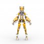 Mobile Suit Female Robot Girl Mech Building Blocks Set Tiger Girl MOC Bricks Toy