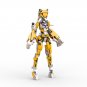 Mobile Suit Female Robot Girl Mech Building Blocks Set Tiger Girl MOC Bricks Toy