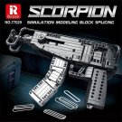 Scorpion Pistol Building Blocks DIY Model MOC Bricks Toys Kids Gift Collections Scorpion Pistol Building Blocks DIY Model MOC Bricks Toys Kids Gift Collections