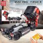 The Transport RC Truck MOC Building Blocks Sets DIY Model Bricks Kids Toys Gifts