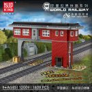 Railway Signal Station Model Building Blocks Train MOC Bricks Toys Set Kids Gift Railway Signal Station Model Building Blocks Train MOC Bricks Toys Set Kids Gift