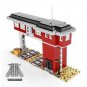 Railway Signal Station Model Building Blocks Train MOC Bricks Toys Set Kids Gift