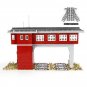Railway Signal Station Model Building Blocks Train MOC Bricks Toys Set Kids Gift