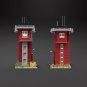 Railway Signal Station Model Building Blocks Train MOC Bricks Toys Set Kids Gift