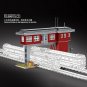 Railway Signal Station Model Building Blocks Train MOC Bricks Toys Set Kids Gift