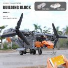 APP Motorized RC MOC V22 Osprey Plane Building Blocks Set Bricks DIY Model Toys