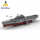 Ship Building Blocks MOC Bricks Toy for The USS Enterprise CV-6 Aircraft Carrier