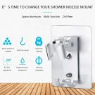 Hole-free Shower Head Handset Holder Hook Room Wall Mount Sticking Hang Bracket