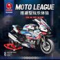Racing Motorcycle Building Blocks Set Bikes MOC Bricks DIY Model Toys Kids Gift