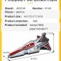 Venator Attack Cruiser Fighter Destroyer Model Building Blocks Set Bricks Toys