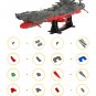Ship Boat Model Building Blocks Set for SPACE BATTLESHIP YAMATO Brick Toy 5325pc