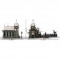 Winter Village Church w/ Graveyard DIY Model Building Blocks MOC Bricks Toy Gift