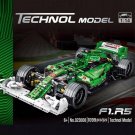 Green Formula Racing Car Building Blocks Set MOC DIY Model Bricks Toys Kids Gift Green Formula Racing Car Building Blocks Set MOC DIY Model Bricks Toys Kids Gift