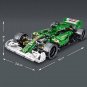 Green Formula Racing Car Building Blocks Set MOC DIY Model Bricks Toys Kids Gift