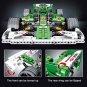 Green Formula Racing Car Building Blocks Set MOC DIY Model Bricks Toys Kids Gift