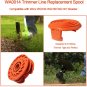 16ft String Trimmer Spools Line Cap Covers Replacement for Worx WA0007 50019417