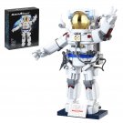 Astronaut with Light Model Building Blocks Action Figure Bricks Toys Set Gift