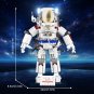 Astronaut with Light Model Building Blocks Action Figure Bricks Toys Set Gift