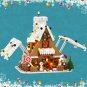 Christmas Gingerbread House Building Blocks Set with LED Light Bricks Toys Gift