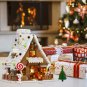 Christmas Gingerbread House Building Blocks Set with LED Light Bricks Toys Gift