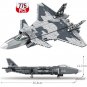 J-20 Fighter Aircraft Building Block Set Technical Air Military Series Brick Toy