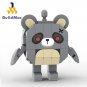 Frustrated Bear Model Building Block Set Game Character MOC Bricks Toys Gift