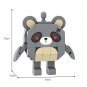 Frustrated Bear Model Building Block Set Game Character MOC Bricks Toys Gift