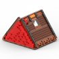 MOC Frame Cabin Attic Building Block Set House Architecture DIY Model Bricks Toy