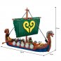 MOC Longship Boat Model Building Blocks Medieval Ship Brick Toys Set Collection