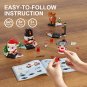 Santa Claus Christmas Reindeer Model Building Blocks Bricks Toys Set Kids Gift