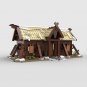 Viking Longhouse Modular Building Blocks Set Medieval House MOC Bricks Toy 641pc
