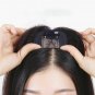 Women Thin Genuine Human Hair Topper Toupee Clip in Top Hairpiece with Air Bang