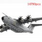 MOC-156206 Airbus A400M Atlas Model Building Blocks MOC Bricks Toys Set 14793pcs