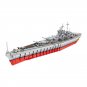WW2 German Bismarck Battleship Warship Building Blocks MOC Military Bricks Model