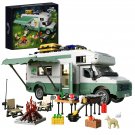Camper Van Model Building Blocks Toys with Light Interior Bricsk Set Kids Gift Camper Van Model Building Blocks Toys with Light Interior Bricsk Set Kids Gift