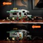 Camper Van Model Building Blocks Toys with Light Interior Bricsk Set Kids Gift