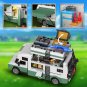 Camper Van Model Building Blocks Toys with Light Interior Bricsk Set Kids Gift