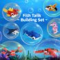 Aquarium Building Bricks Toys Set with Gift Box Collection Led Light Kids Gift