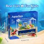 Aquarium Building Bricks Toys Set with Gift Box Collection Led Light Kids Gift