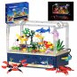 Aquarium Building Bricks Toys Set with Gift Box Collection Led Light Kids Gift