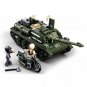 SU85 Battle Tank Destroyer Building Blocks Military MOC Brick Model Kids Toy Set